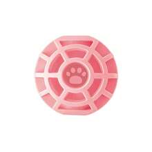1pc Silicone Dog Toy Ball, Pet Squeaky Chew Toy, Durable Teeth Cleaning Interactive Training Ball - Multicolor - View 10