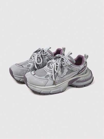 MASKERT Giày thể thao và thường ngày dành cho nữ, giày chạy bộ, giày lưới, giày sneaker đế dày, giày leo núi thể dục, giày nữ, giày thường ngày và thoải mái.