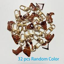 5/8/16/32pcs Vintage Western Style Key Chains - With Bull Skull, Cowboy Boot, Cowboy Hat Pendants, Suitable For Daily Use And Gift Giving Gifts For Mother, Father, Graduation, And Teacher - Multicolor - View 7