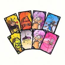 Juego de cartas Virus, Juego de cartas de virus gigante, Juego de cartas divertido y altamente infeccioso, Emocionante juego de cartas familiar, ¡Para 2-6 jugadores, rápido y divertido para una noche de fiesta! Juego familiar y de fiesta de adultos estratégicamente sólido, lleno de diversión y competencia intensa, adecuado como regalo de Halloween, Navidad, juego de mesa, ¡regalo festivo! - Morado - Ver 10