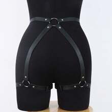 1件装女士哥特朋克风腰带，适合休闲装和成人服装搭配 - A - 查看 3