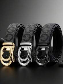 男士个性化自动扣皮带 - 彩色 - 查看 1