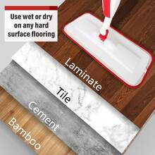 2026 Hot Spring Summer Popular Mops For Floor Cleaning, Wet Spray Mop With 14 Oz Refillable Bottle And 2 Washable Microfiber Pads, Heavy Duty Dry Wet Flat Mop For Home Or Commercial Use, Multi-Surface Floor Cleaner For Hardwood, Laminate, Wood, Ceramic, Tile, Marble, Vinyl, Efficient And Easy To Use Cleaning Tool For Living Room, Kitchen, Bedroom, Office, Hotel, Perfect For Daily Housekeeping, Home Improvement, Birthday Party, Holiday Use & Ideal Festival Birthday Gift For Family, Friends, Homeowners, Housewarming Gift - 00-紅色 - 查看 8