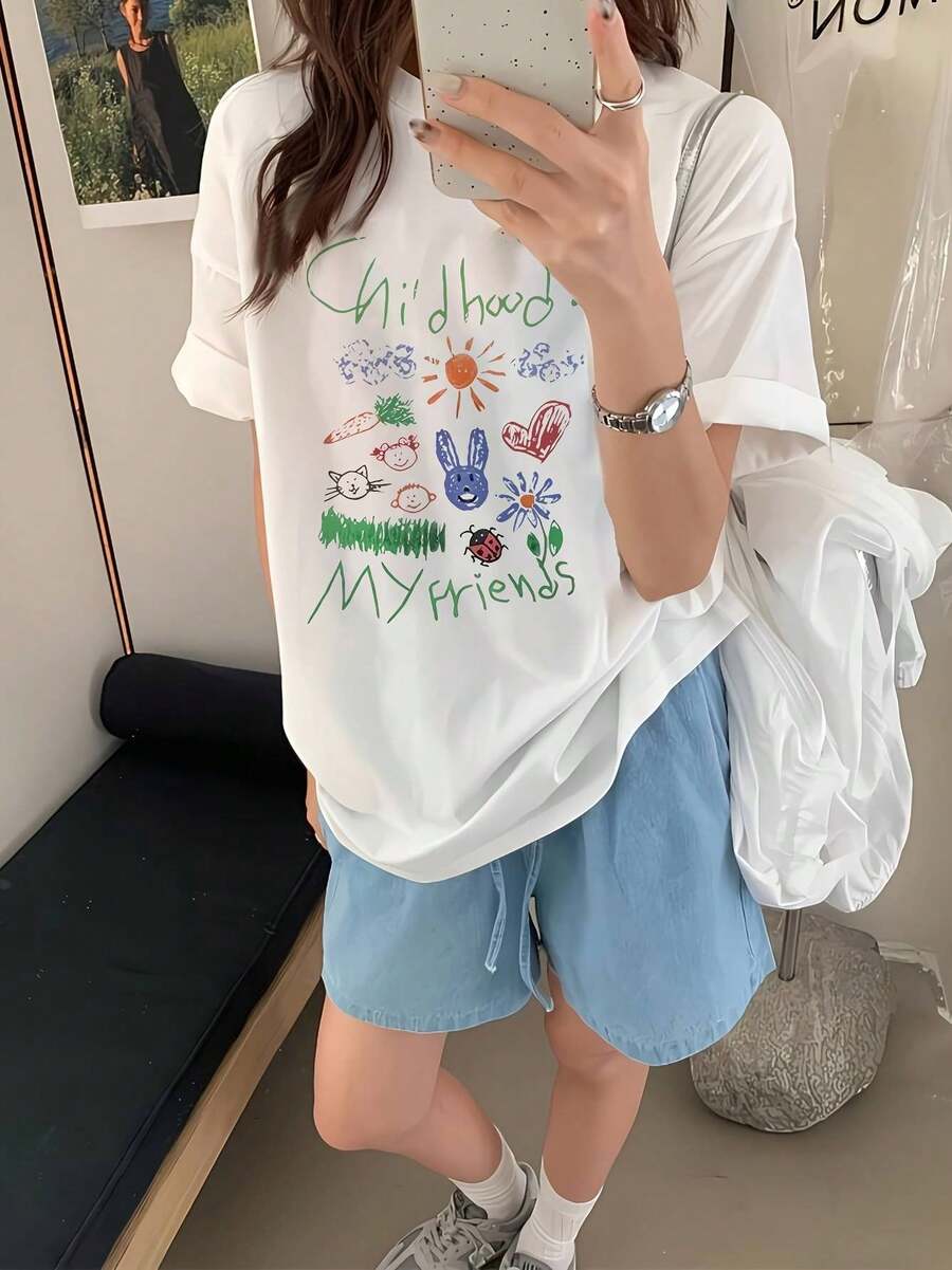 Women T-Shirts - White - View 1