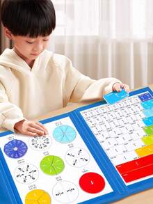 Công cụ giáo dục phân số mới năm 2025, Sách thực hành mô hình giáo dục khoa học về phân số, Minh họa tương tác thú vị trong lớp học về phép cộng và phép trừ, Quà tặng sinh nhật - Quà tặng Giáng sinh - Món quà hoàn hảo - Quà tặng - Nhiều màu - Xem 12