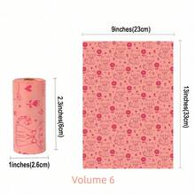 180个装宠物粪便袋，可爱卡通图案狗便袋 - 防漏PET材质垃圾处理可堆肥狗便袋 - 适用于猫狗的防漏宠物粪便袋，清洁用品 - 彩色 - 查看 11