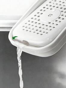 1 pièce Distributeur de savon avec support d'éponge, comprend 1 éponge, forme carrée compacte, accessoire d'évier, distributeur de détergent/liquide pour le lavage des mains, étagère de rangement de cuisine (noir/beige) - multicolore - Voir 6