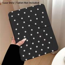 Multi-Star Pattern Acrylic Crystal Tablet Protective Case With Stand, Compatible With Honor////Apple/ Galaxy And Other Popular Tablet Models, Foldable Anti-Bending, Silicone Reinforced Corners, Auto Wake/Sleep Function, Built-In Pen Slot, Multi-Angle Foldable Stand - Perfect Daily Protection, Ideal Gift - Multicolor - View 3