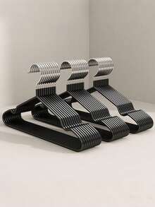 Velvet Hangers - Non-Slip Clothes Hangers - Suit Hangers With 360 Degree Rotatable Hook - Heavy Duty Coat Hangers - Pants Hangers - Black - View 4