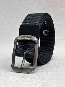 1 chiếc thắt lưng nam bằng nylon thoáng khí, khóa kim loại, bền và đa năng. - A - Xem 8