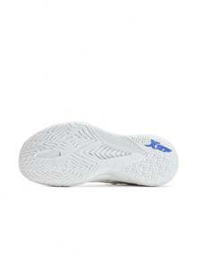 Giày bóng rổ XTEP Yang Haozhe PE | XTEP Lightning Strike 3, giày bảo vệ lưới thoáng khí chống mài mòn dành cho nam mùa hè, giày thể thao thiết thực, màu trắng/xanh Lyon cổ điển. - Trắng cổ điển/Xanh Lyon - Xem 5