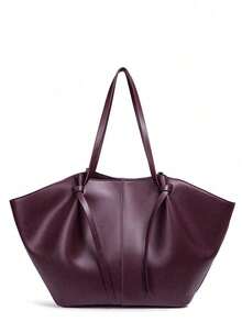 Women's Fashion Shoulder Bag, Crossbody Handbag, Multifunctional Special Edition, Elegant Design, Large Capacity, Durable, Lightweight, Suitable For Work, Travel, Business, Can Hold Cosmetics - Burgundy - View 4