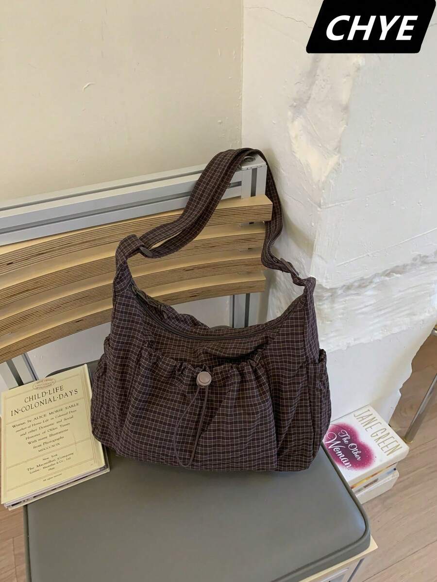 1个女士斜挎单肩包，防刮耐磨，轻便耐用，适合购物、通勤、工作、约会、日常使用，是送给女朋友的绝佳礼物 - 彩色 - 查看 1