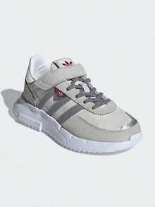 Adidas RETROPY F2 SHOES SEP Classic Hook And Loop Kids Sports Shoes - Light Grey - View 1