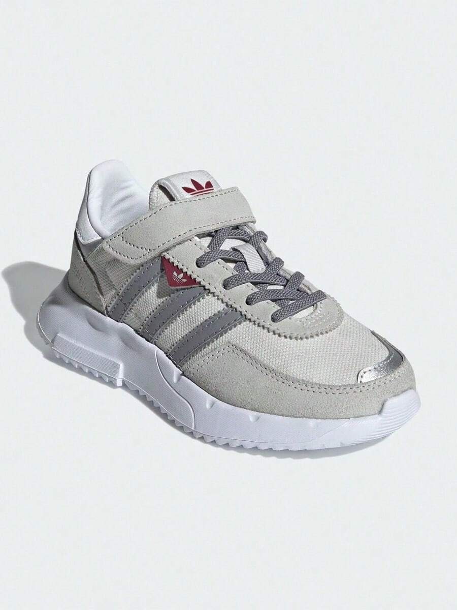 Adidas RETROPY F2 SHOES SEP Classic Hook And Loop Kids Sports Shoes - Light Grey - View 1
