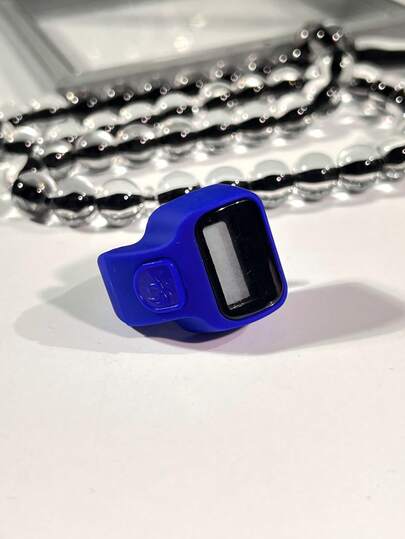 عداد يعمل بالبطارية - مدمج وجميل ، سهل الاستخدام ، مناسب للمستودعات والصلاة والأحداث ، مصنوع من مادة PP متينة ، عداد محمول ، أداة عد للأحداث ، تصميم عصري وبسيط