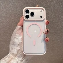 Khóa nam châm màu hồng - dày và cứng cáp hơn.