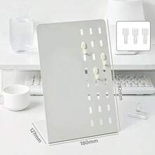 Vertical Magnetic Memo Board, Desktop Bulletin Board For Notes, Badges, Cards Display - one-size - View 10