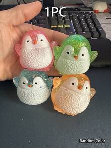 1/4个闪光水晶怪兽，柔软慢回弹，粘性减压玩具，Taba Squishy，旅行便携式指尖挤压玩具，Squisy，适合所有年龄段自闭症儿童，理想的节日礼物，斋月礼物，可爱小玩意，生日礼物，复活节礼物，万圣节礼物，圣诞节礼物，圣诞袜填充物，指尖玩具，儿童派对礼物，蓝色适合男孩，粉色适合女孩，儿童游戏，儿童玩具，男孩游戏，女孩游戏，儿童游戏。 - 彩色 - 查看 21