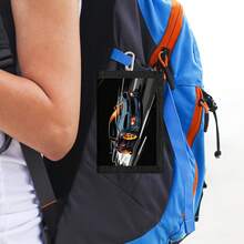Portable Wallet With Lanyard, Tri-Fold Wallet. Includes Key Holder, Coin Pouch, ID Slot, And Card Slots. - Multicolor - View 5