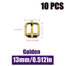 HSDOUBLE 10 chiếc khóa lăn kim loại, khóa thắt lưng, móc bấm, phụ kiện đồ da, túi xách, giày dép, vòng cổ chó. - 10 CÁI - Xem 32