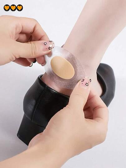 10 件/包防摩擦鞋跟水泡垫保护器，高跟鞋隐形鞋垫，脚趾垫