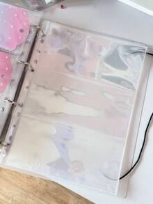 Album sưu tập sticker dễ thương khổ A4 - Bìa PP mờ có dây chun, album sticker tái sử dụng để sưu tập sticker lấp lấp 3D và đồ dùng nhật ký. - A4 - Xem 7