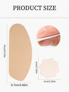 20片装大腿防摩擦贴和乳贴套装，隐形亲肤粘性垫，旨在防止摩擦并隐藏在衣物下 - A - 查看 4
