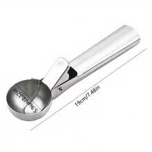 dilidili Heavy Duty Stainless Steel Ice Cream Scoop - Perfect For Ice Cream And Jelly, Dishwasher , Comfortable Grip - Silver - View 13