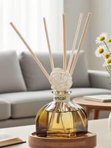 Fragrance Reed Diffuser, Home Decor Air Freshener For Bedroom And Bathroom, Odor Eliminator - Lavender - View 5