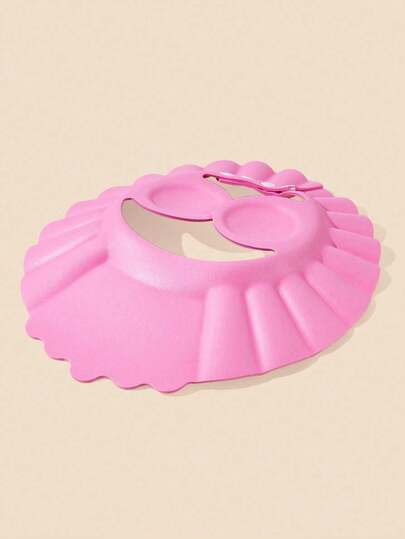 1pc Baby Shampoo Cap With Ear Protection, Adjustable, Made Of EVA Material, Easy To Wear