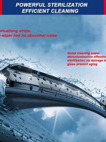 汽车挡风玻璃清洁片 - 浓缩清洁液、挡风玻璃雨刮器清洁剂、汽车玻璃清洁剂 - 紙卡 - 查看 10