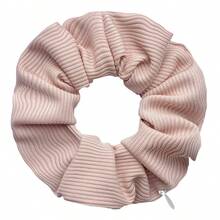 1 pezzo Elegante scrunchie da donna con fiocco, cerniera nascosta e tasca, di taglia grande e alta elasticità, scrunchie casual con scomparto per contanti e carte, fermatrecce - Come mostrato nella foto - Visualizzare 5