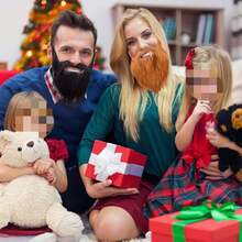 1件/套趣味假胡子道具 - 可修剪长胡子 - 男士搞笑胡须伪装化妆配饰 - 酷炫隐形胡须套装，男士时尚假胡子恶搞礼物 - 彩色 - 查看 6