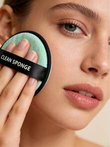 MAANGE 9件套化妆海绵套装，包含4个气垫海绵和5个卸妆洁面海绵，是送给女性和女孩的居家或外出化妆工具礼物。 - 青檸色 - 查看 7