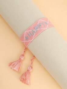 Vòng tay kéo điều chỉnh được, phong cách Bohemian, giản dị, tối giản, thích hợp cho lễ hội âm nhạc, đa năng, mang hơi hướng retro Pháp, thiết kế độc đáo. - Nhiều màu - Xem 2