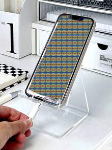 1个亚克力桌面/柜台透明手机支架 - 無色 - 查看 2