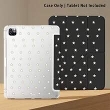 Multi-Star Pattern Acrylic Crystal Tablet Protective Case With Stand, Compatible With Honor////Apple/ Galaxy And Other Popular Tablet Models, Foldable Anti-Bending, Silicone Reinforced Corners, Auto Wake/Sleep Function, Built-In Pen Slot, Multi-Angle Foldable Stand - Perfect Daily Protection, Ideal Gift - Multicolor - View 6