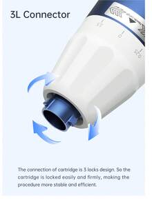 Dr.pen Dr. Pen A11 专业美容笔套装，包含 2 个墨盒、LED 显示屏、6 档可调速度、智能充电底座、符合人体工程学设计，助您在家轻松打造光滑透亮肌肤 - 彩色 - 查看 5