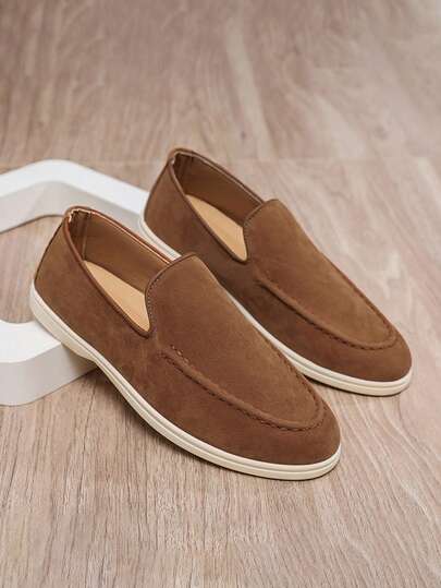 男士休闲百搭通勤乐福鞋