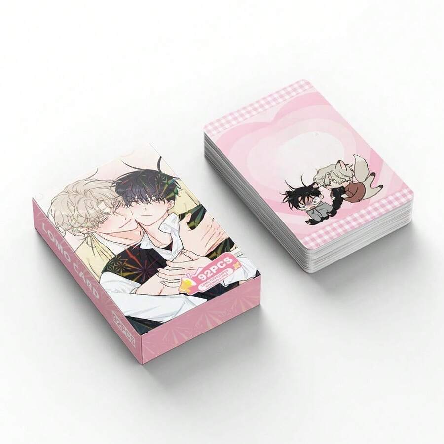 1pc Set Of 92 Popular Korean Manhwa Trading Cards - Essential For Manhwa Fans, Ideal For Collection And Decoration - Perfect Gift For Manhwa Enthusiasts On Holidays Or Birthdays - Multicolor - View 1