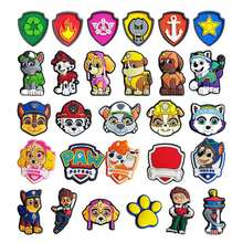 Paw Patrol Set de 12/20 piezas de dijes de zapatos con personajes de dibujos animados, incluyendo Rubble, Chase, Rocky, Zuma, Skye, Everest, Tracker, Tuck, Ella, Rex, WildCat y Liberty, hechos de goma de PVC suave, adecuados para decorar zapatos deportivos, zapatos de lona, zapatos de baloncesto, zapatos de entrenamiento, zapatos para correr y sandalias, unisex, excelentes para regalos de fiesta de cumpleaños o regreso a la escuela. Los colores y estilos son aleatorios. - Multicolor - Ver 14