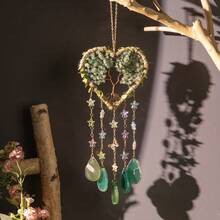 1pc Colorful Sun Catcher, Heart-Shaped Crystal Wind Chime, Crystal Pendant, Sun Catcher, Home Decor, Birthday Gift, Valentine's Day Gift - Love - View 11