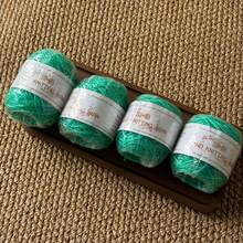 4組40克手工聚酯纖維漁網線，春夏糖果色系列，手工編織DIY材料，適用於包包、杯墊、帽子等手工製品，不易褪色，材質堅韌，總重160克 - 4團2211 - 查看 13