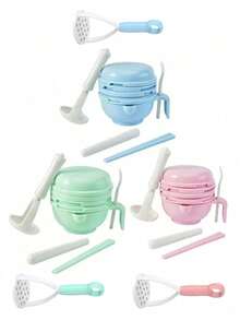 1 件装手动土豆捣碎机、婴儿食品制作器、厨房工具，用于捣碎土豆、红薯、蔬菜泥 - 多種顏色 - 查看 14