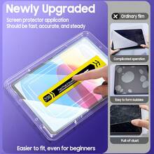 ZYONS 2pcs Tempered Glass Screen Protector, Compatible With IPad 11-Inch A16 (2025 Model, 11th Gen), 10.9-Inch (2022 Model, 10th Gen), Pro 13, Pro 11, Air 5, Mini 4/5/6, Air 11/13 M5/M4/M3/M2 2026/2025/2024, 9H Hardness High Definition Protective Film, Anti-Scratch, Auto-Alignment Installation Kit, Gift For Birthday, Family, Friends, Screen Protector, Accessories, Waterproof, Shockproof, Anti-Fall, Anti-Fingerprint Full Coverage - 2pcs - View 2