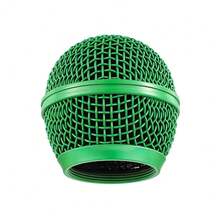1 PC For SM58 Wireless Microphone Replacement Metal Microphone Grille Replacing Professional Mic Ball Head Mesh Grilles(Multiple Colors Available) - one-size - View 7