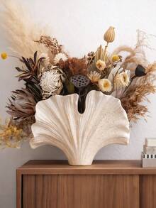 1 chậu trồng cây hình quạt Wabi-Sabi, chậu hoa trang trí cho cây cảnh, hoa tươi, chậu trồng cây ngoài trời, trang trí nhà cửa cho phòng khách, phòng ngủ, ban công, bàn trưng bày. - 1 cái - Xem 3