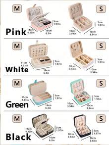 1pc Multi-Functional Jewelry Storage Box, Waterproof PU Leather Jewelry Organizer, Women's Luxury Jewelry Box For Necklaces, Rings, Earrings, Watches, Bracelets, Ideal For Mother's Day, Easter, Birthday Gifts, Perfume & Cosmetic Storage - Multicolor - View 9
