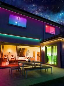 شريط إضاءة LED RGB مع جهاز تحكم عن بعد 44 مفتاح، مناسب لغرفة النوم وغرفة المعيشة وديكور المنزل وإضاءة الحفلات، قابل لتعديل الألوان والأنماط، جهاز تحكم شريط LED RGB 44 مفتاح إضاءة ليلية، غرفة المعيشة والمطبخ وحفلة عيد الميلاد وحفلة هالوين وغرفة النوم إضاءة ليلية صغيرة، شريط LED USB، شريط LED مرن، 1 متر/2 متر/3 أمتار/5 أمتار، مناسب للتلفزيون والكمبيوتر وإضاءة خلفية الخزانة - الضوء الملون - مشاهدة 7